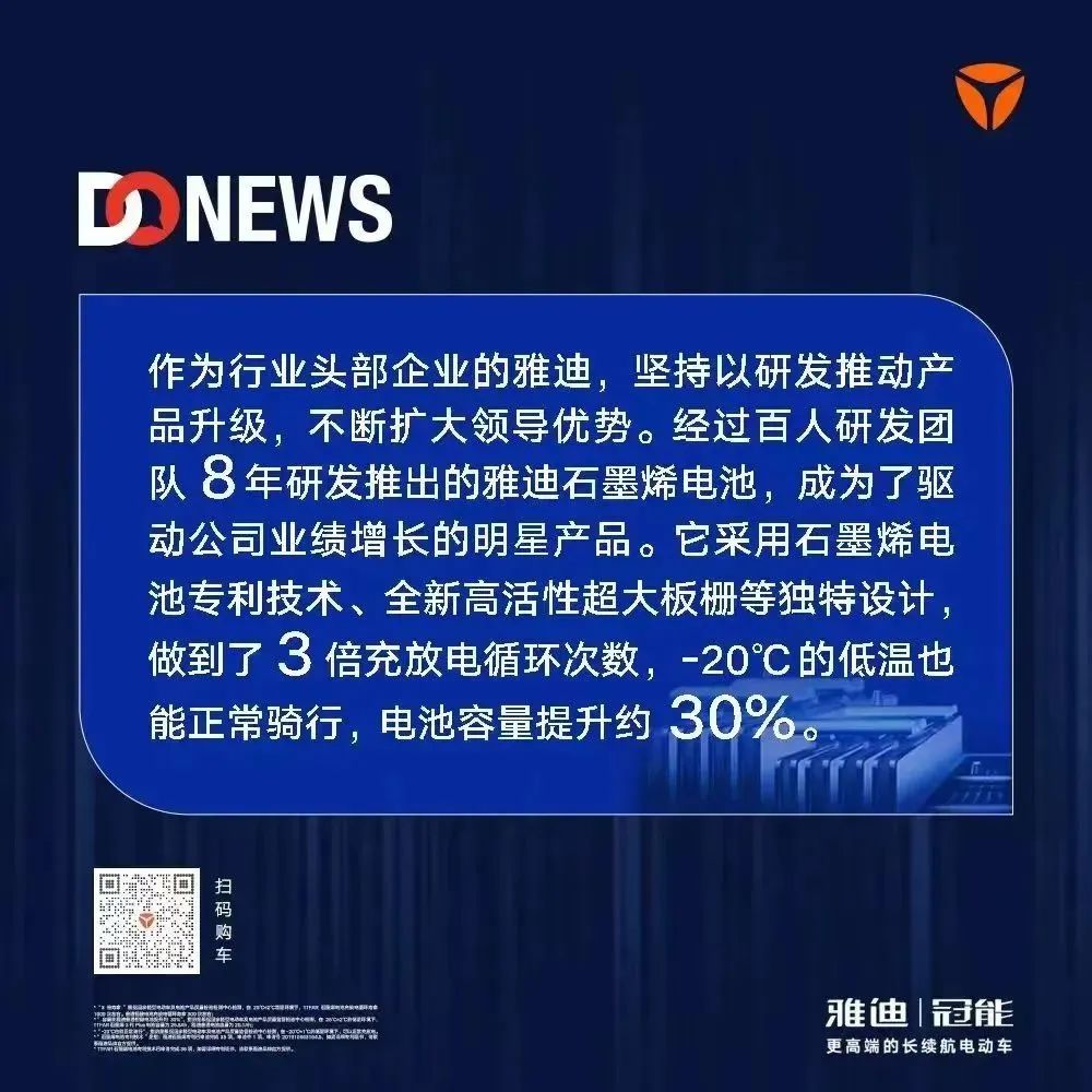 雅迪石墨烯电池怎么样_石墨烯电池雅迪电动车_石墨烯电池雅迪48v26安